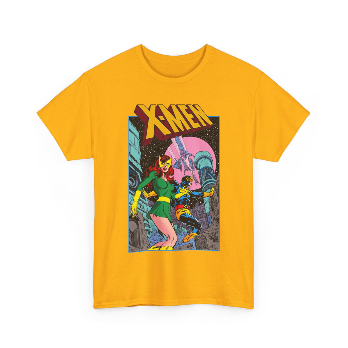 X-Men T-Shirt - John Byrne Art - Cyclops & Jean Grey - Dark Phoenix Saga - Marvel Comics