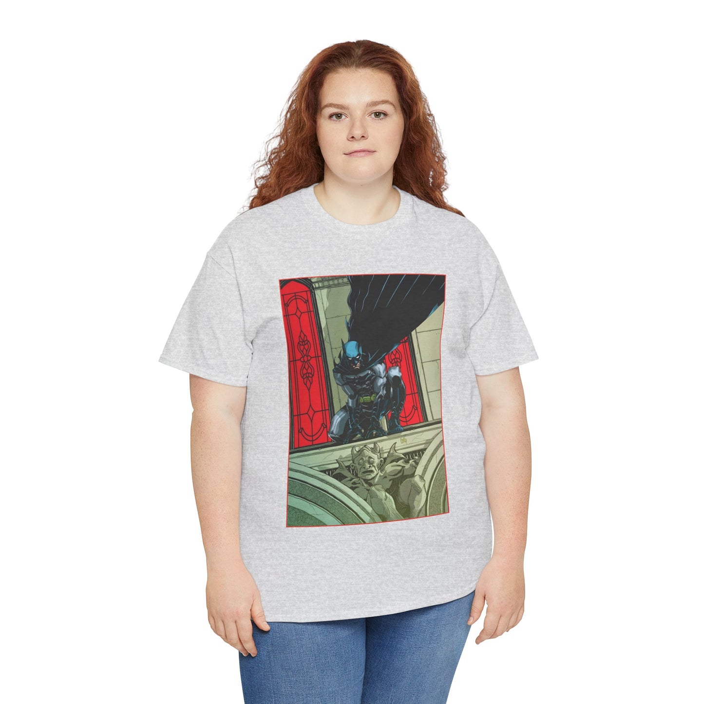 Batman T-Shirt - Cully Hamner Art - Batman Allies Secret Files Cover - Gotham Protector - And a Gargoyle! - DC Comics