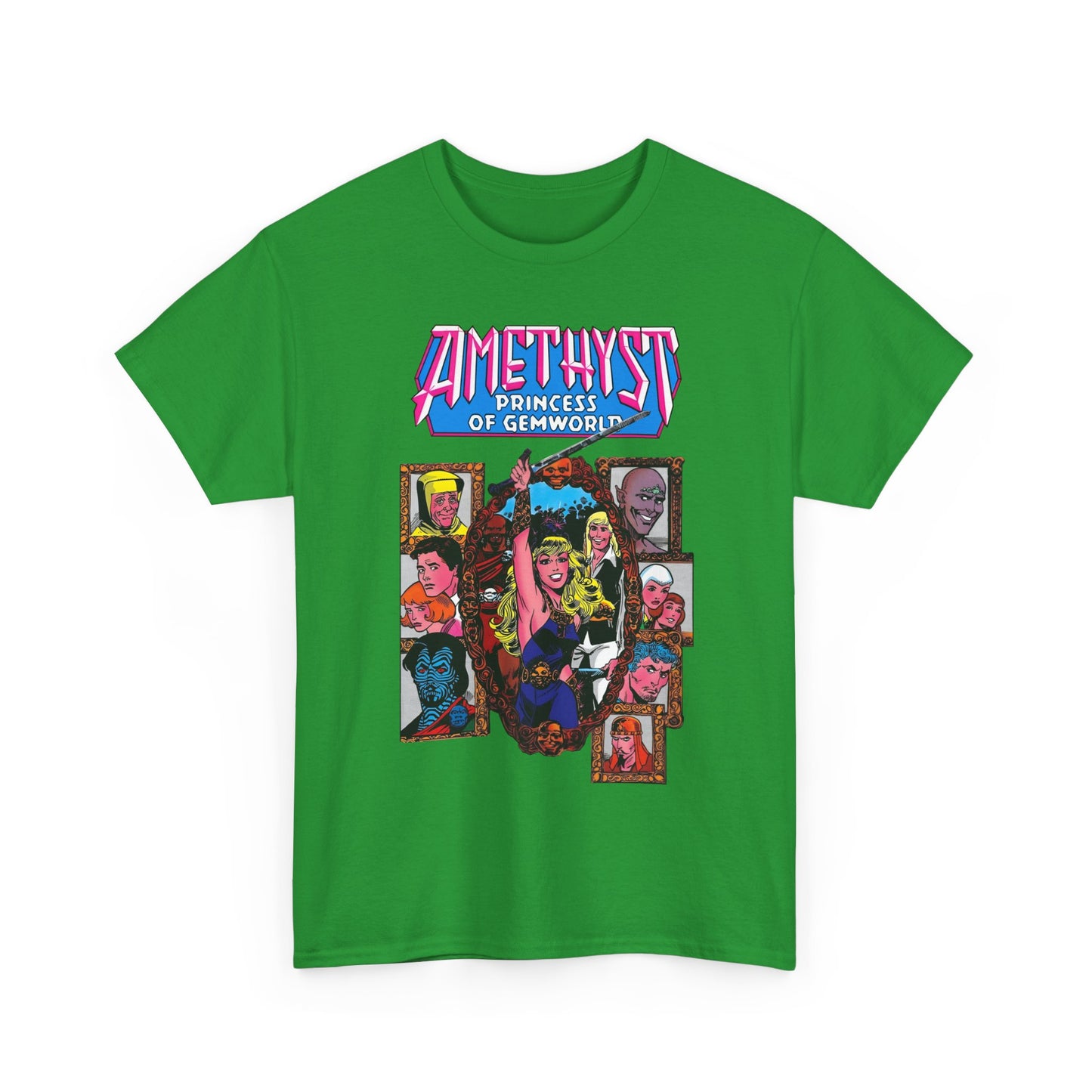 Amethyst Princess of Gemworld T-Shirt - Ernie Colon Art - Sardonyx, Dark Opal, Granch, Citrina - DC Comics