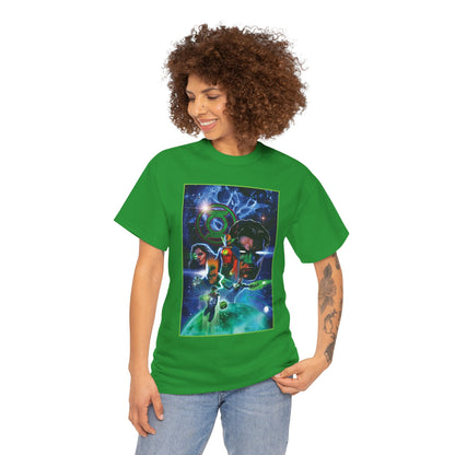 Green Lantern T-Shirt - Liam Sharp Art - Alan Scott, Hal Jordan, Kyle Rayner - DC Comics
