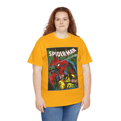 Spider-Man & Wolverine T-Shirt - Todd McFarlane Art - Marvel Comics