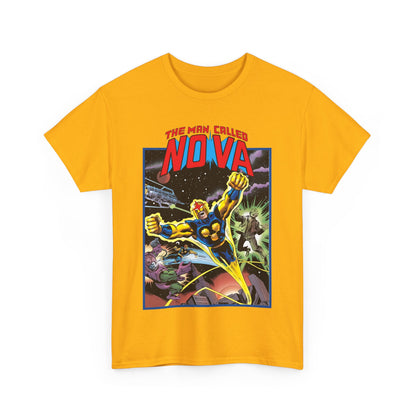 The Man Called Nova T-Shirt - Marvel Comics - Richard Rider - 1970s Comic Series Art - Cosmic Superhero