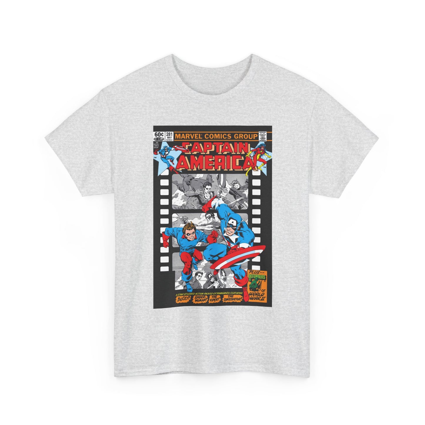 Captain America #281 T-Shirt - Mike Zeck Art - Marvel Comics