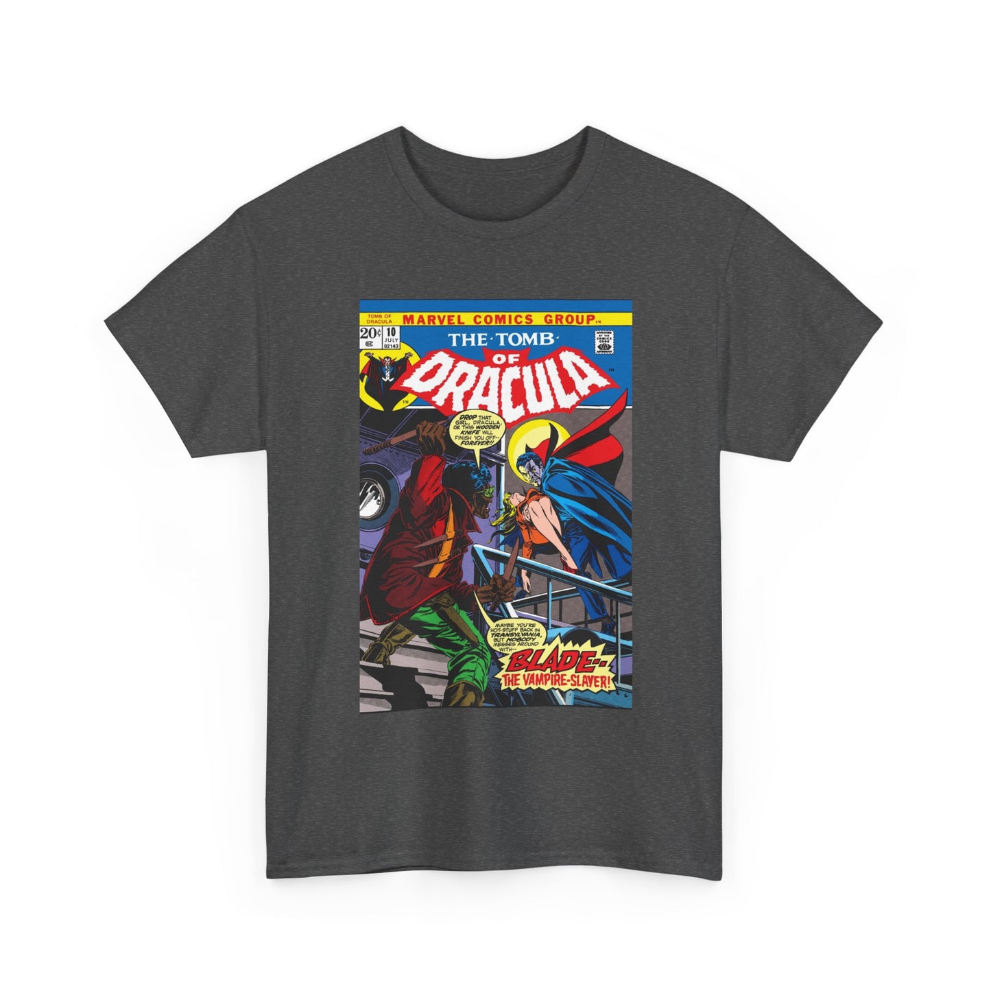 Tomb of Dracula T-Shirt - #10, First Appearance of Blade, Vampire Hunter - Marvel Comics