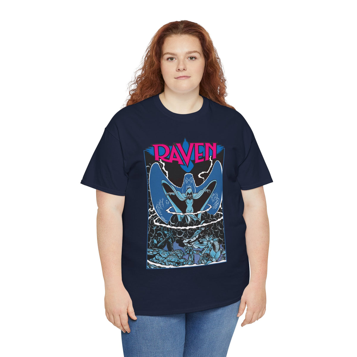 Raven T-Shirt - George Perez Art - New Teen Titans, Trigon - DC Comics