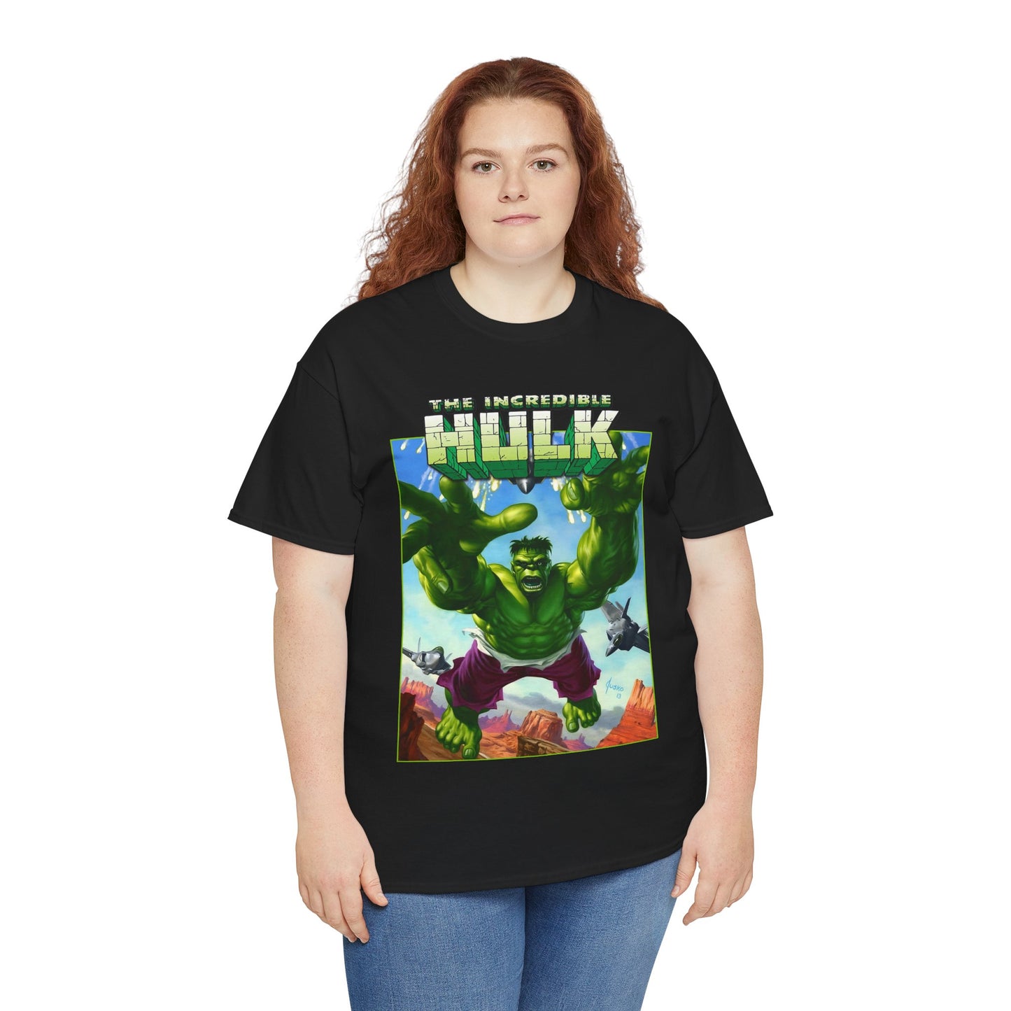 Incredible Hulk T-Shirt - Joe Jusko Art - Bruce Banner - Marvel Comics