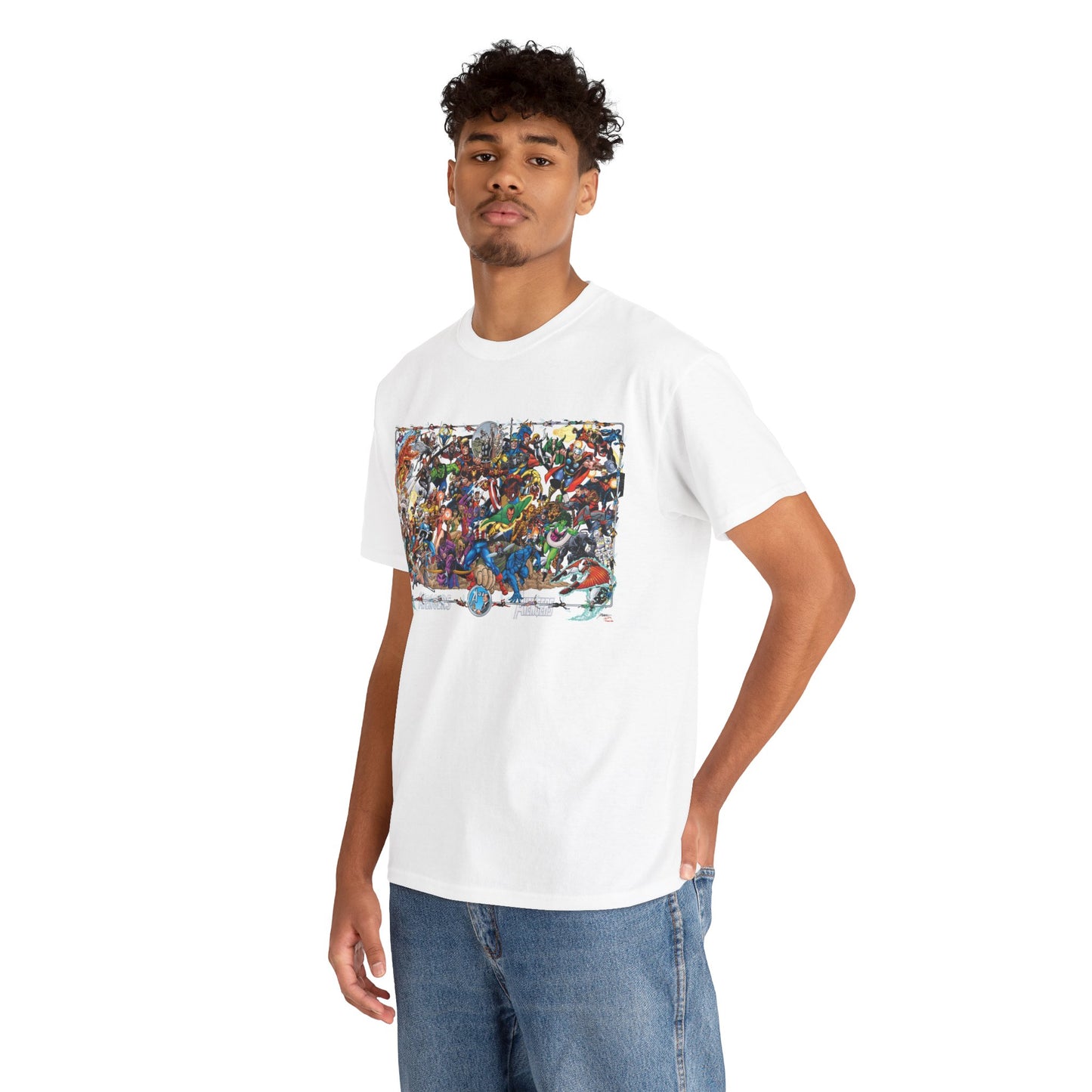 Avengers T-Shirt - George Perez Art - Poster Art of Basically Every Avenger - Marvel Comics