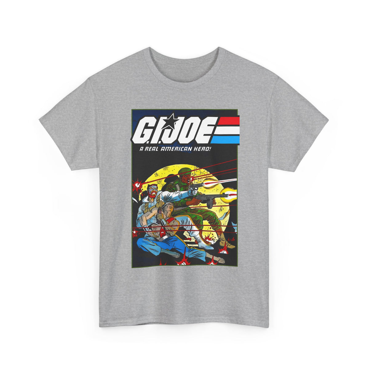 G.I. Joe T-Shirt - Mike Zeck Art - Stalker, Snow Job and Quick Kick - #61 Cover Art - Marvel Comics
