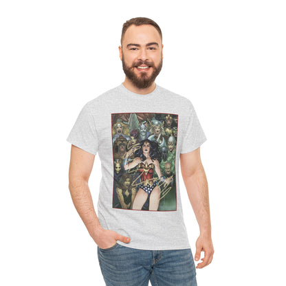 Wonder Woman T-Shirt - Terry Dodson Art - Rogues Gallery - DC Comics
