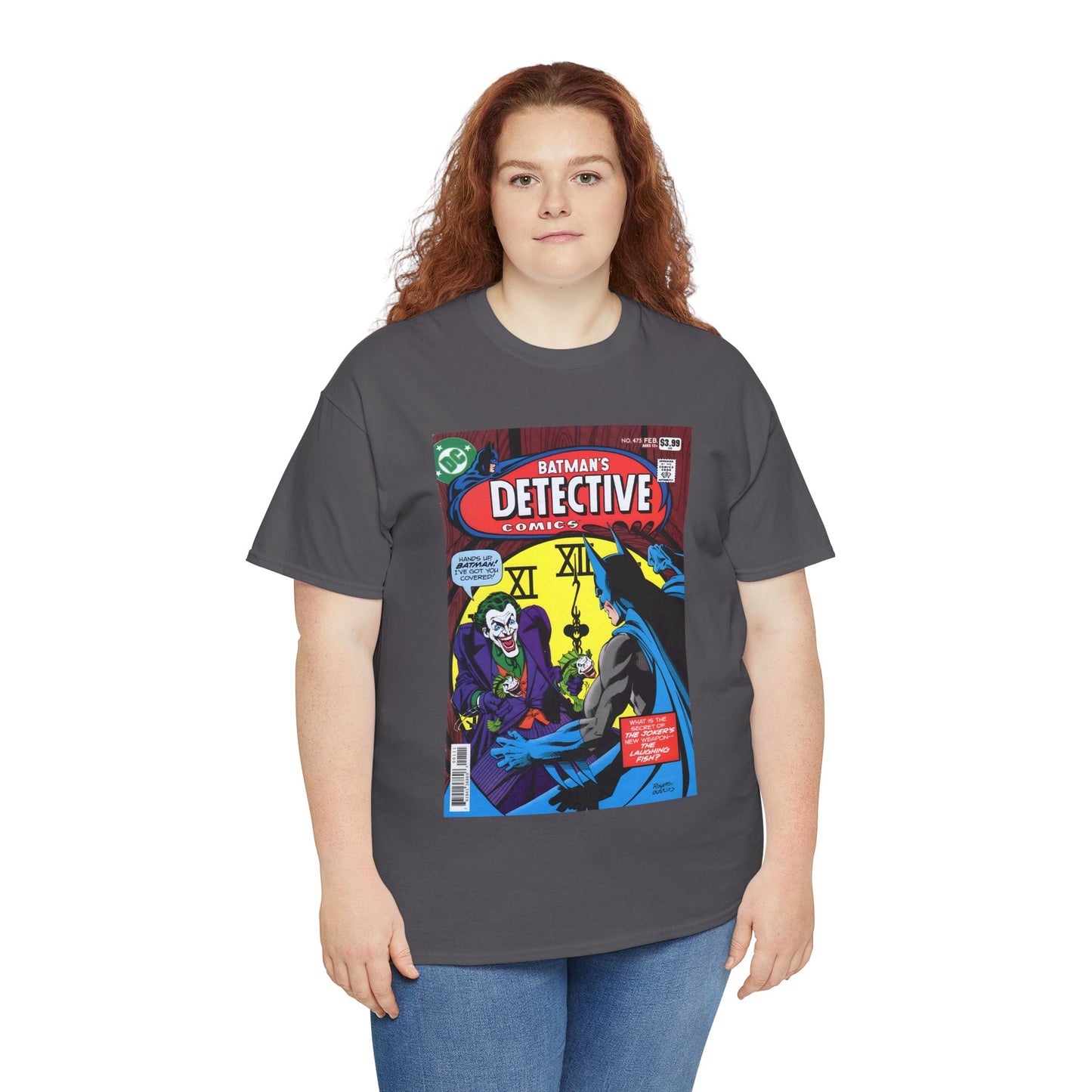 Detective Comics #475 T-Shirt - Marshall Rogers Art - Joker Appearance - The Laughing Fish - DC Comics