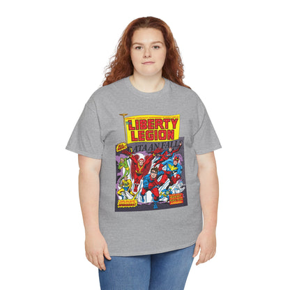 Liberty Legion T-Shirt - Marvel Premiere #29 - Bucky, Miss America, Whizzer, Patriot, Red Raven - Marvel Comics