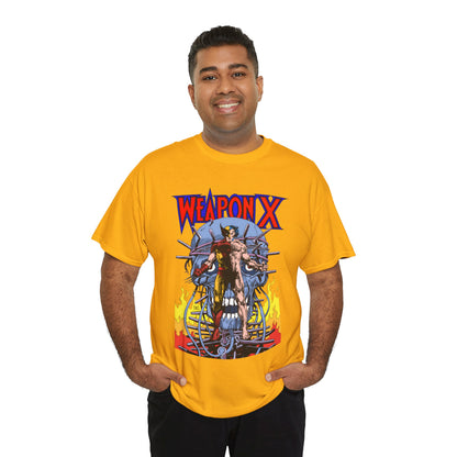 Weapon X T-Shirt - Barry Windsor-Smith Art - Wolverine Origin Story Before He Joined the X-Men - Logan, Mutant Leader - Marvel Comics