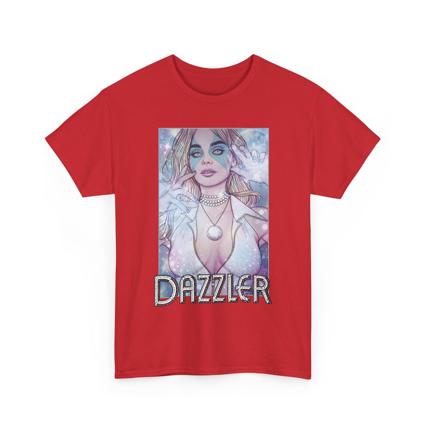 Dazzler T-Shirt - Jenny Frison Art - X-Men Member, Pop Star Mutant - Alison Blaire - Marvel Comics