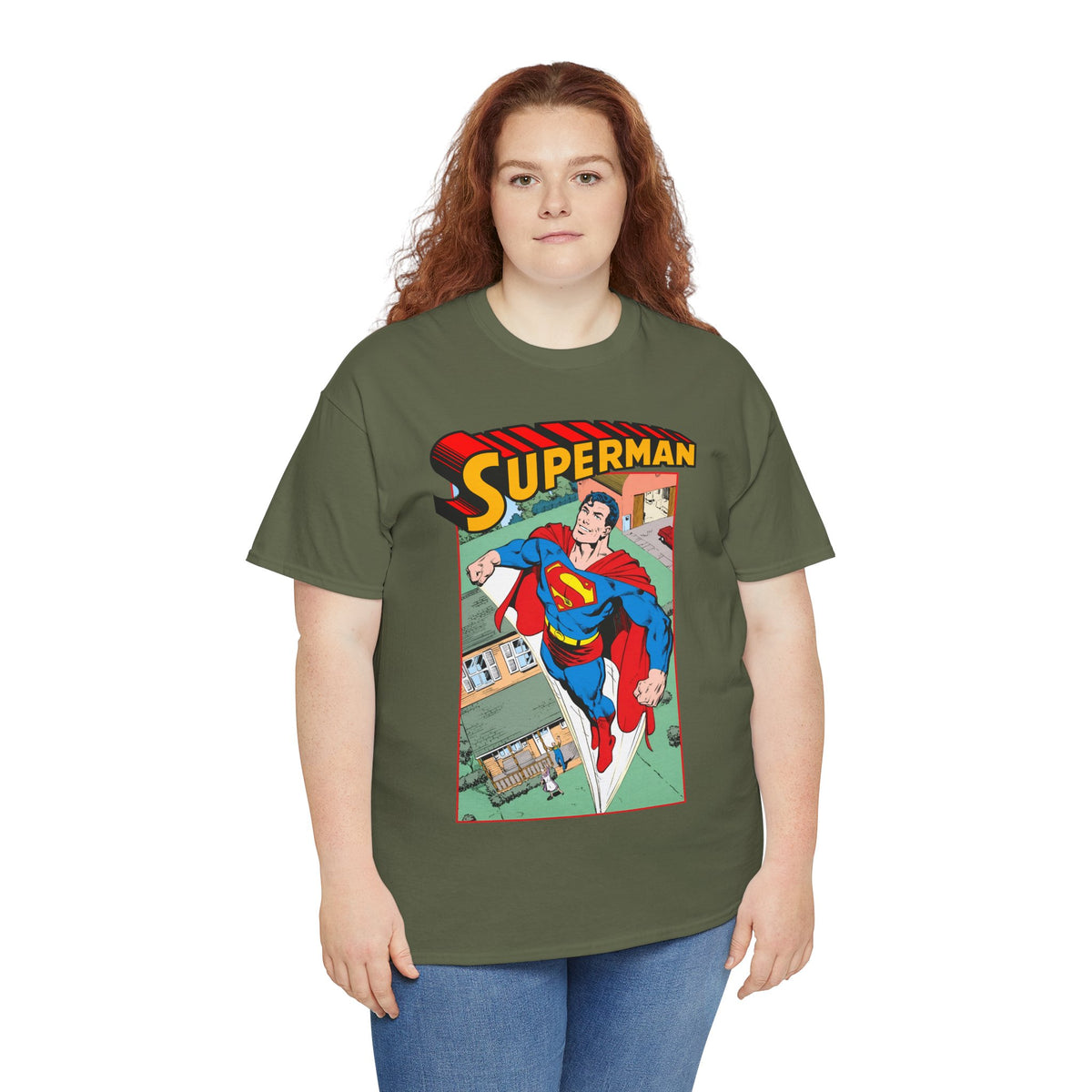 Superman T-Shirt - John Byrne Art - Man of Steel, Smallville - DC Comics