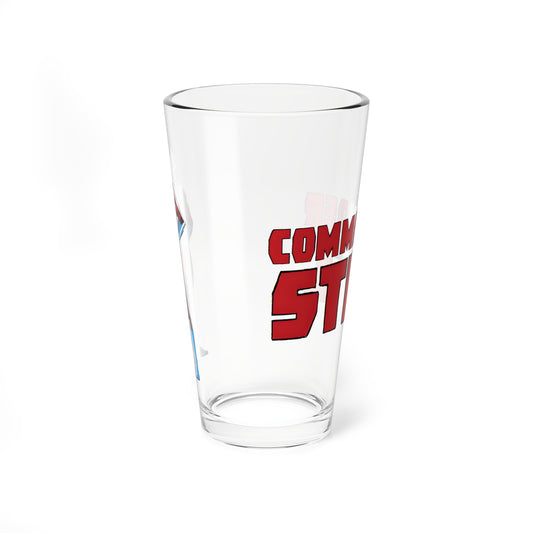 Commander Steel Pint Glass, 16oz - All-Star Squadron Member - DC Comics