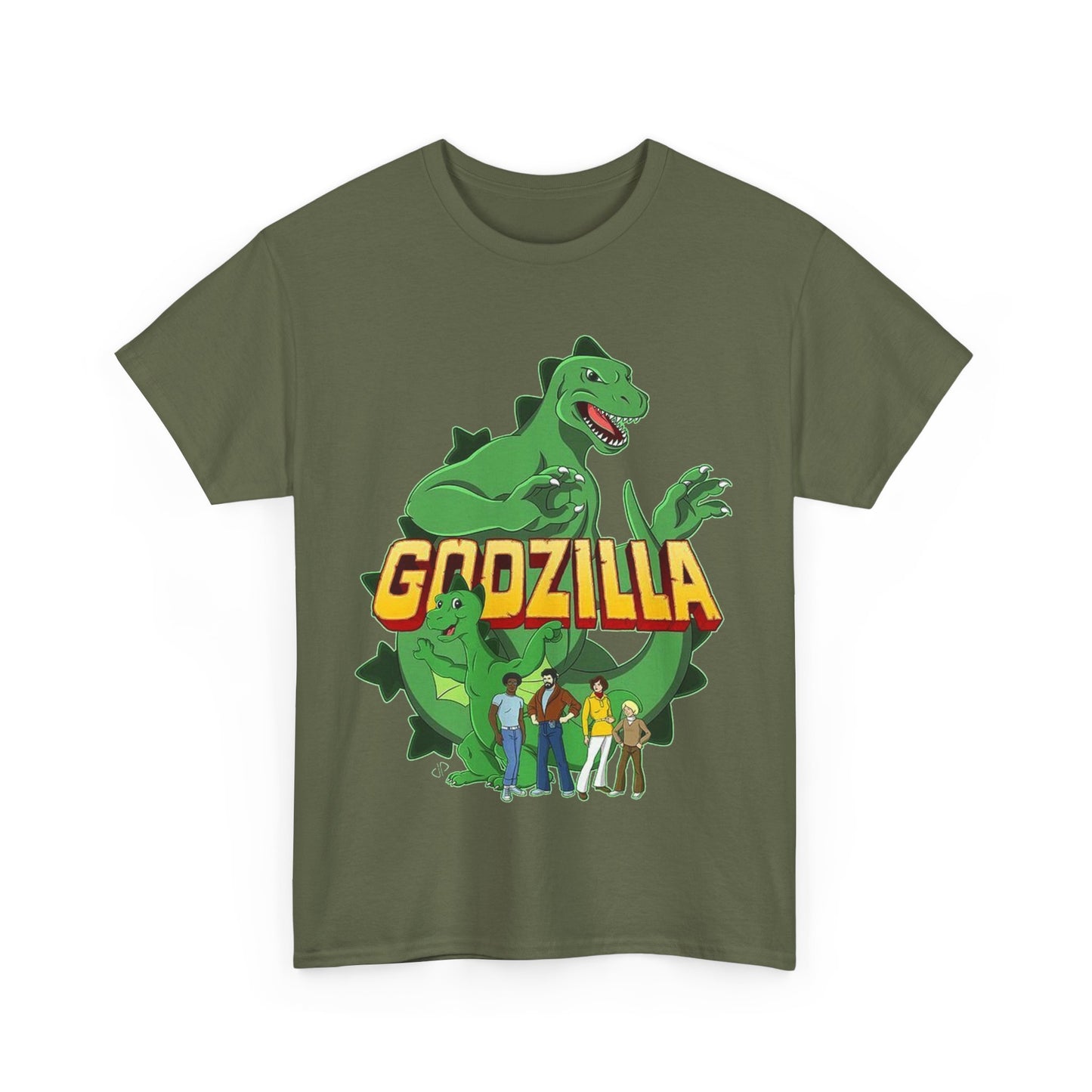 Godzilla T-Shirt - Popular 1970s Hanna-Barbera Cartoon - Godzooky - Retro 70s Animation - Toho - King of the Monsters