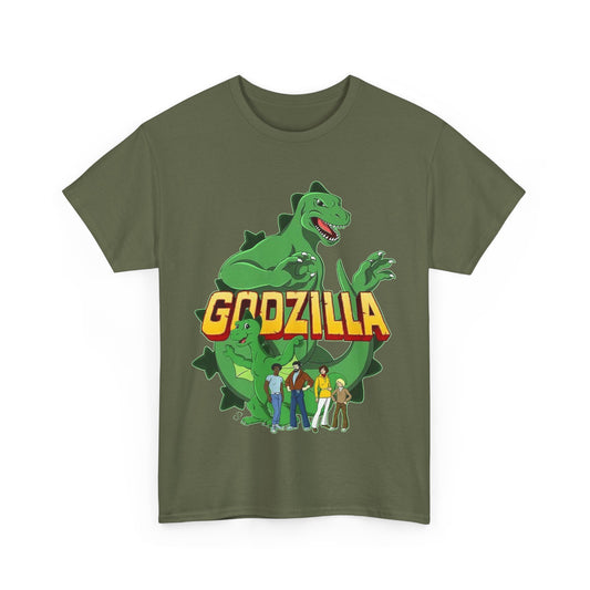 Godzilla T-Shirt - Popular 1970s Hanna-Barbera Cartoon - Godzooky - Retro 70s Animation - Toho - King of the Monsters