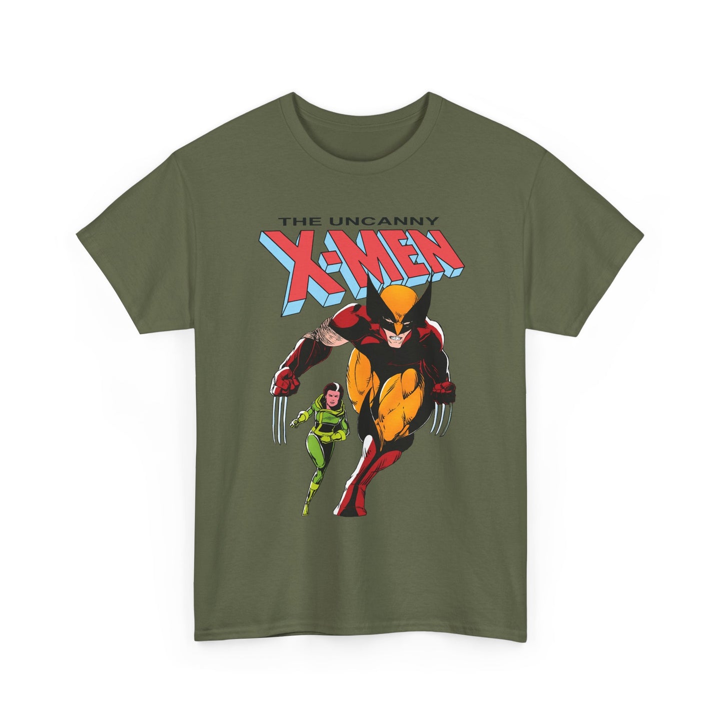 Wolverine & Rogue T-Shirt - Paul Smith Art - X-Member, Mutants - Marvel Comics - Uncanny X-Men #173 Cover - Logan