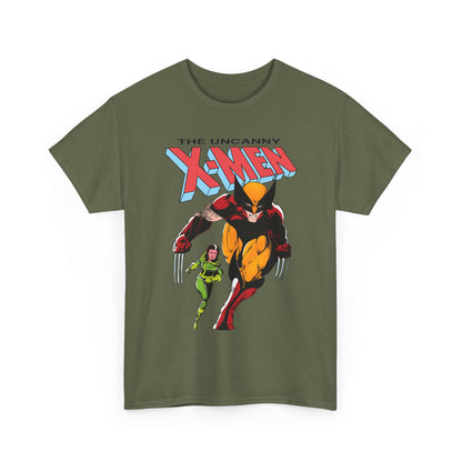 Wolverine & Rogue T-Shirt - Paul Smith Art - X-Member, Mutants - Marvel Comics - Uncanny X-Men #173 Cover - Logan