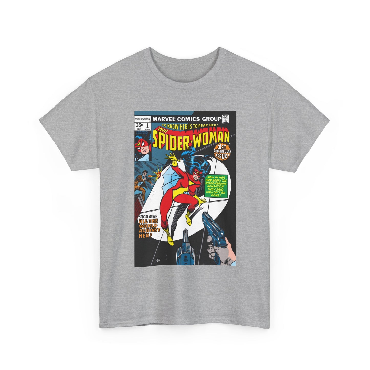 Spider-Woman T-Shirt - 1978 Marvel Comics - #1 Cover Art - Jessica Drew