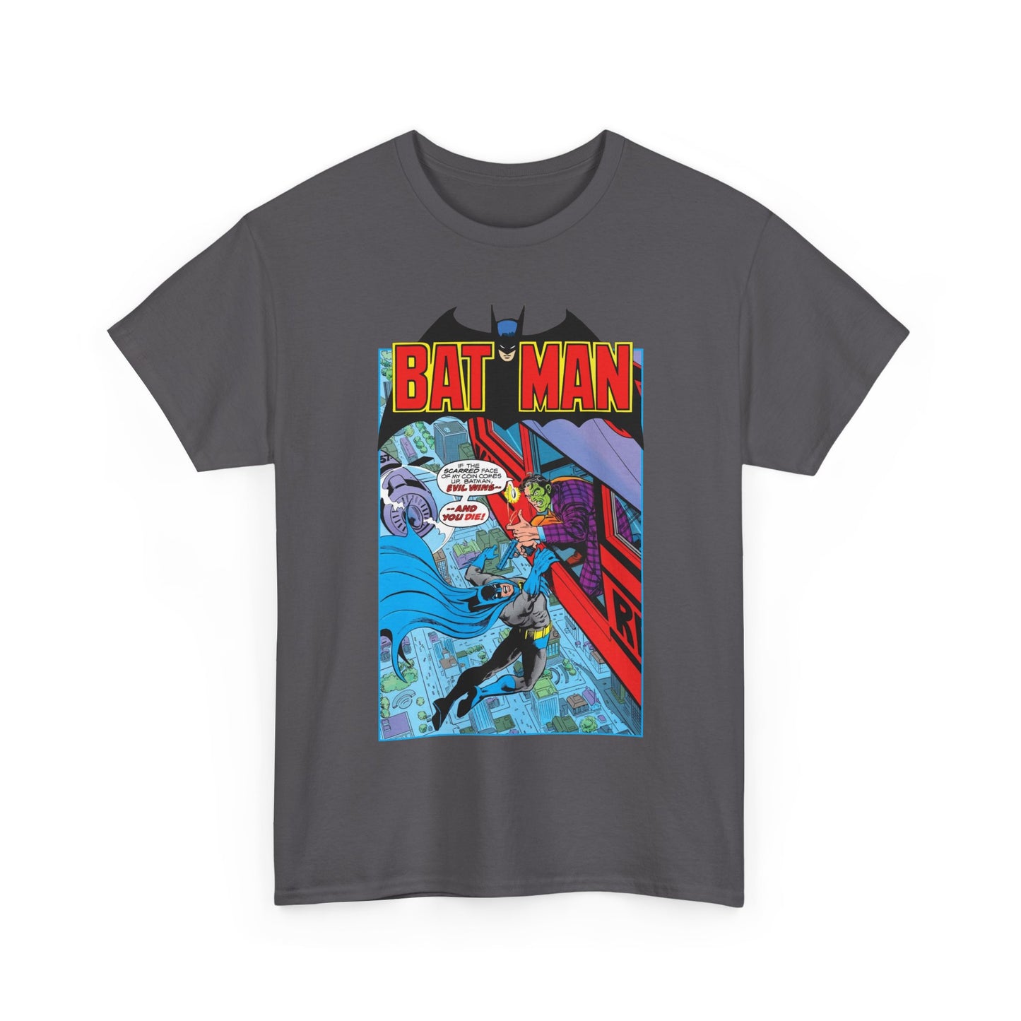 Batman T-Shirt - José Luis García-López Art - Two-Face - Retro 80s Cover - DC Comics