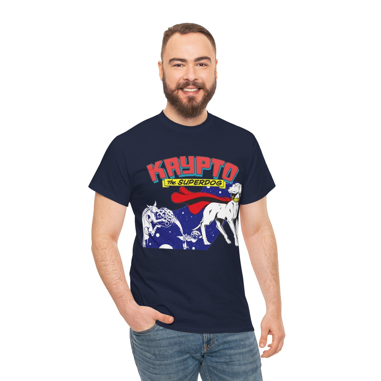 Krypto T-Shirt - James Gunn Superman Movie 2025 - Superman's Beloved Pet -Super Dog from Krypton - Stays at the Fortress of Solitude - DC Comics