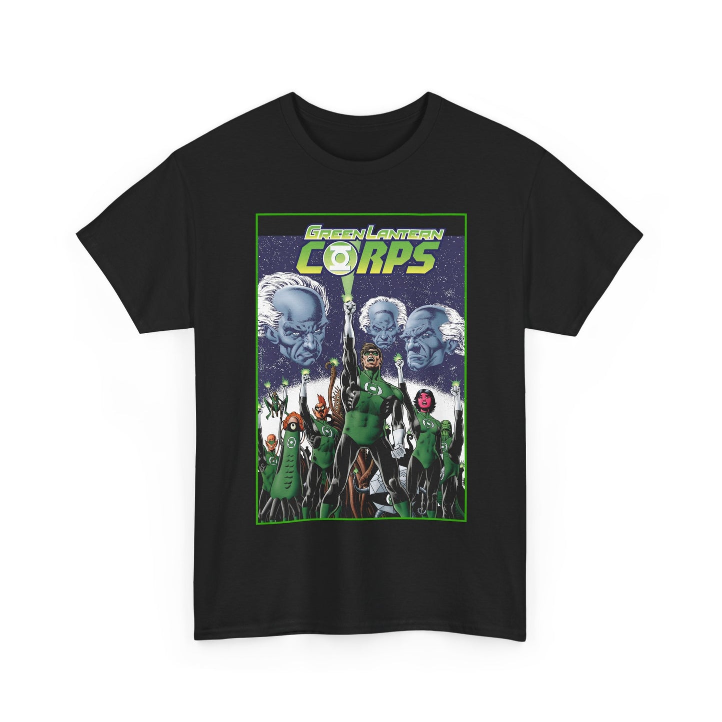 Green Lantern Corps T-Shirt - Hal Jordan, Guardians, Tomar Re, Oa - DC Comics