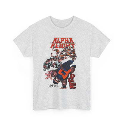 Puck T-Shirt - John Byrne Art - Alpha Flight Member - Marvel Comics
