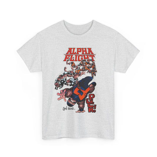 Puck T-Shirt - John Byrne Art - Alpha Flight Member - Marvel Comics