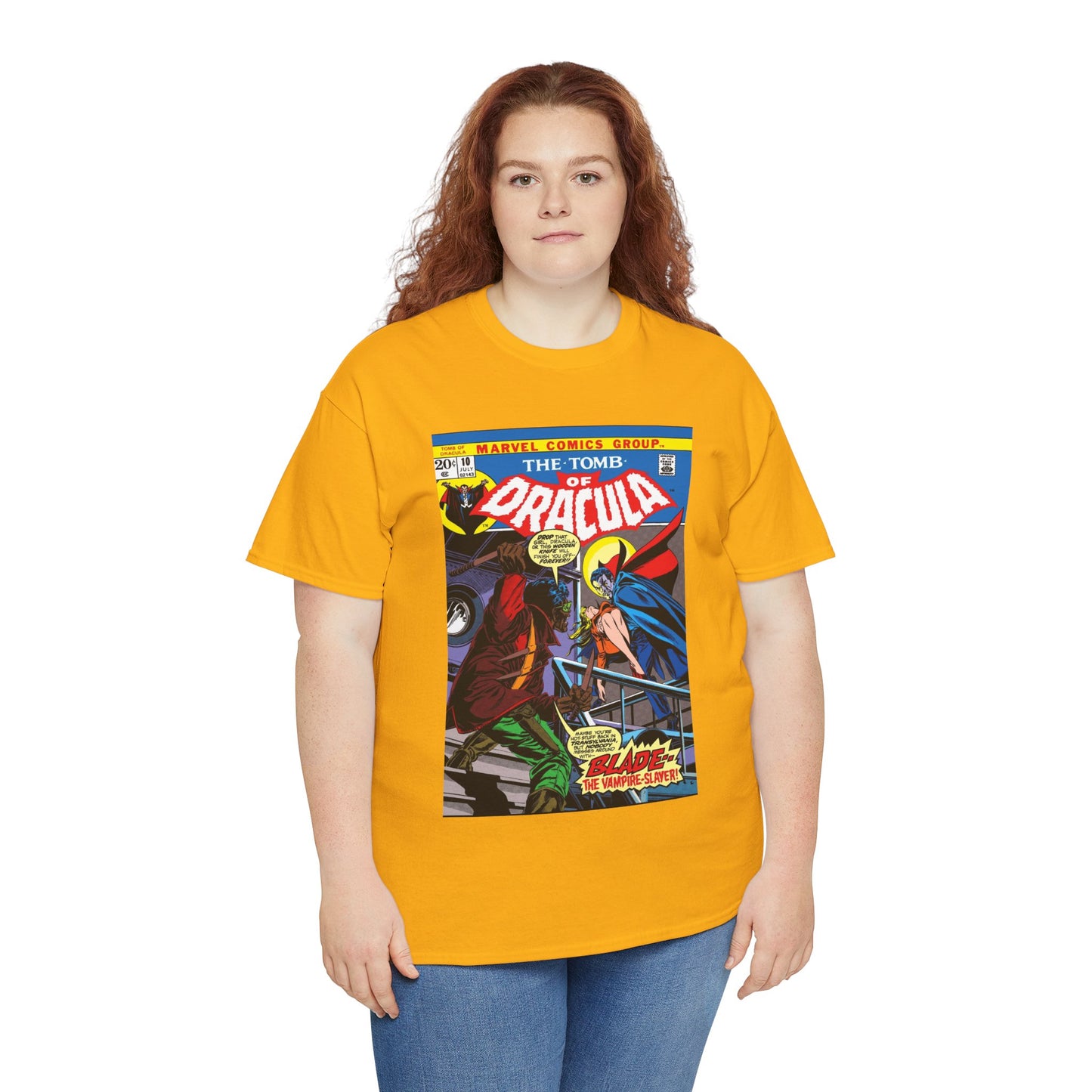 Tomb of Dracula T-Shirt - #10, First Appearance of Blade, Vampire Hunter - Marvel Comics