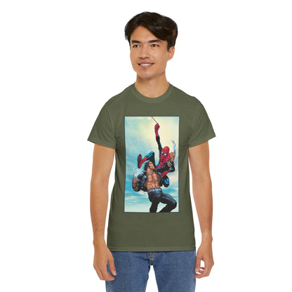 Wolverine Vs Spider-Man T-Shirt - Frank Quitely Art - Marvel Comics
