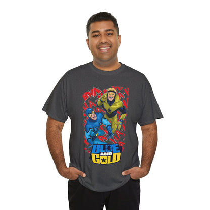 Booster Gold & Blue Beetle T-Shirt - DC Comics - Justice League International Members - Ted Kord