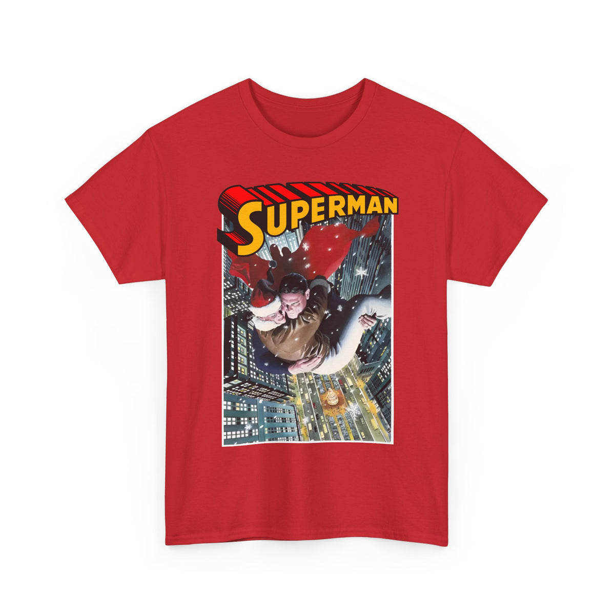 Superman Christmas T-Shirt - Alex Ross Art - DC Comics