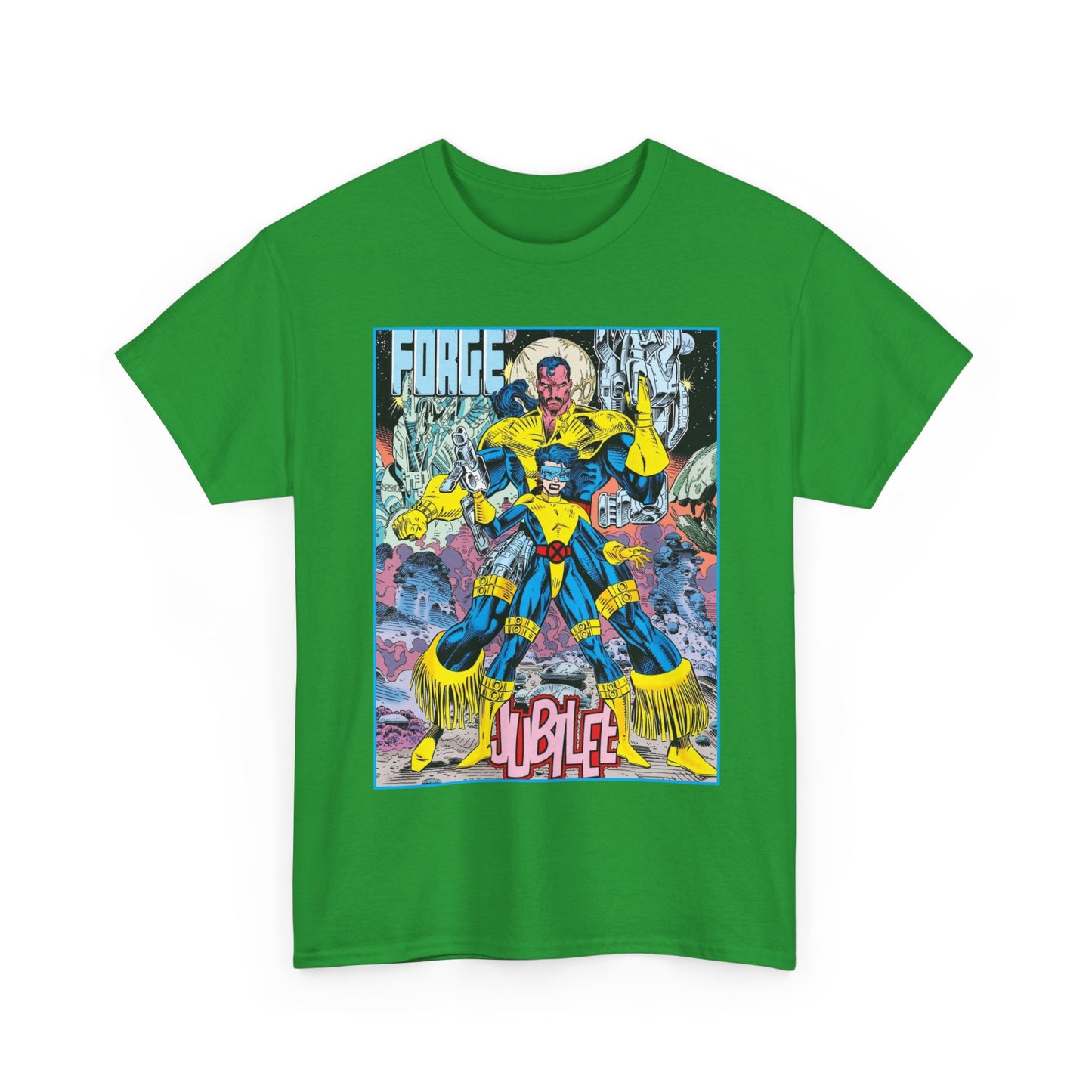 Forge & Jubille T-Shirt - Liam Sharp Art - X-Men Mutants - Marvel Comics