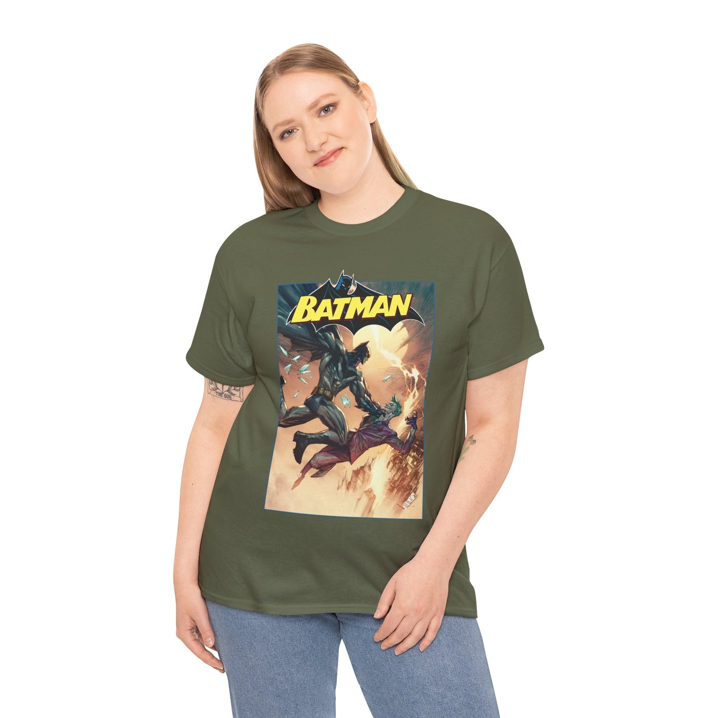 Batman Vs Joker T-Shirt - Marc Silvestri Art - DC Comics