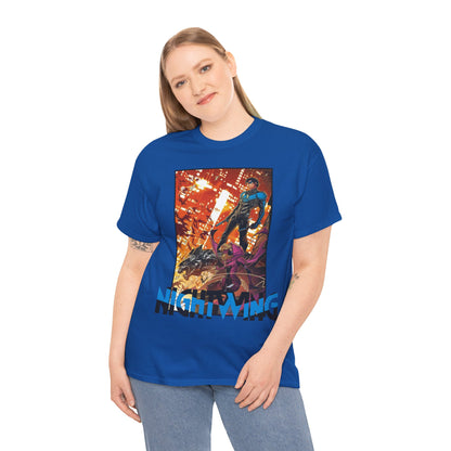 Nightwing & Spoiler T-Shirt - Jonboy Meyers Art - Gotham City & Bludhaven - DC Comics