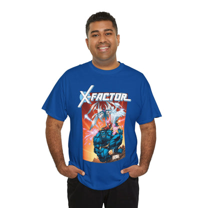 X-Factor T-Shirt - Whilce Portacio Art - Cyclops, Jean Grey, Iceman, Arcangel, Beast - X-Men Founding Members - Marvel Comics