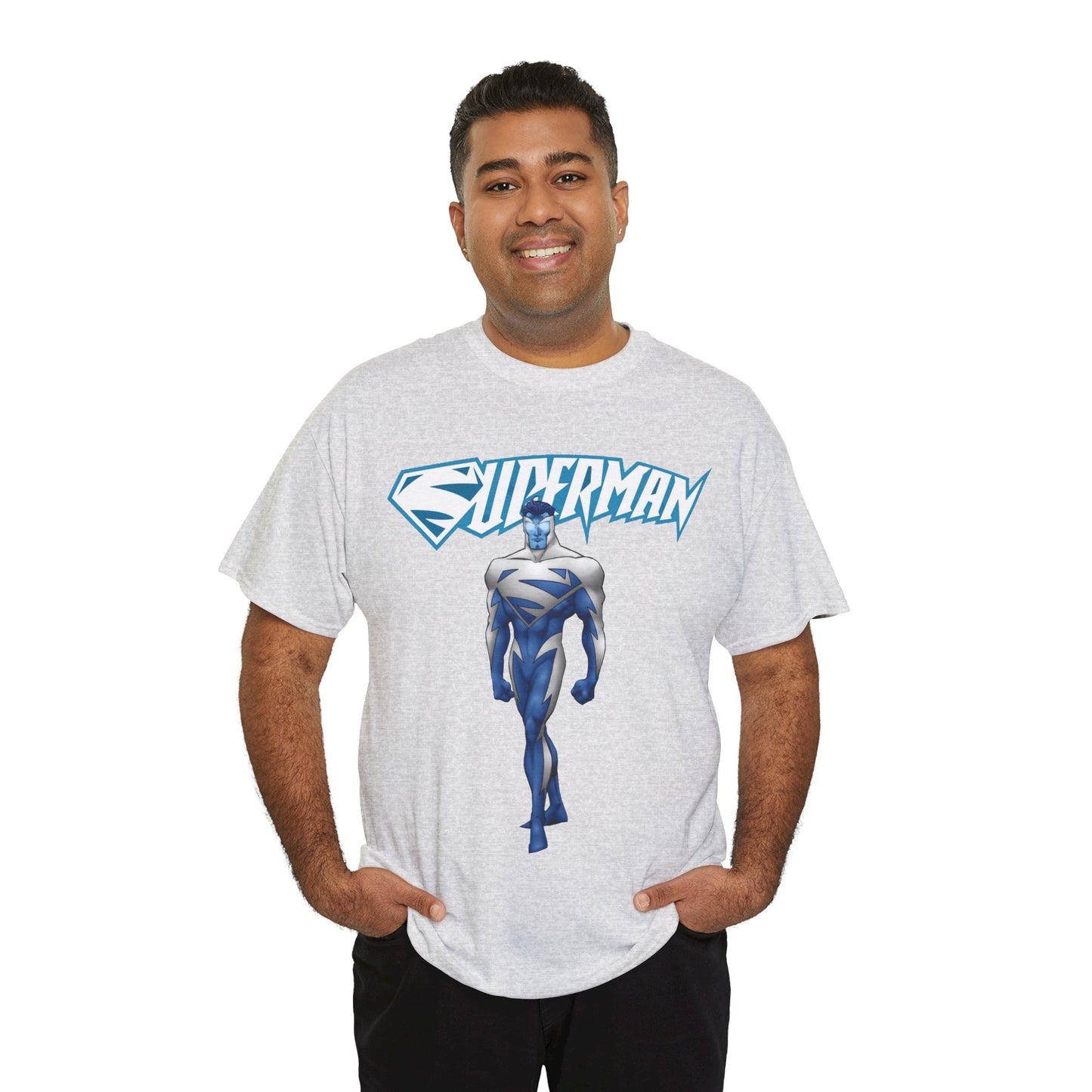 Superman T-Shirt - Clark Kent - Man of Steel - DC Comics - Electric Superman 1990s Storyline