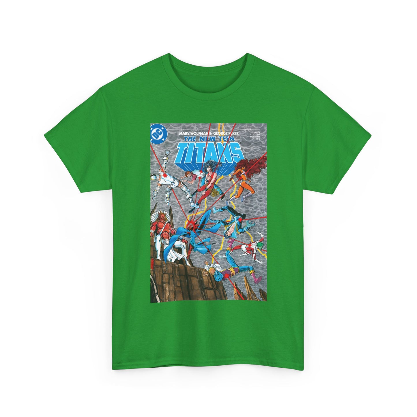 New Teen Titans T-Shirt - George Perez Art - Trigon the Terrible - DC Comics