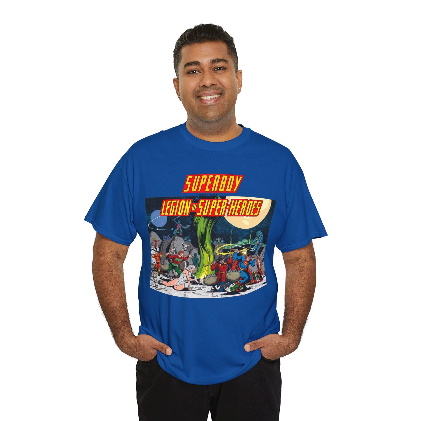 Superboy & Legion of Super-Heroes T-Shirt - Jim Starlin Art - DC Comics