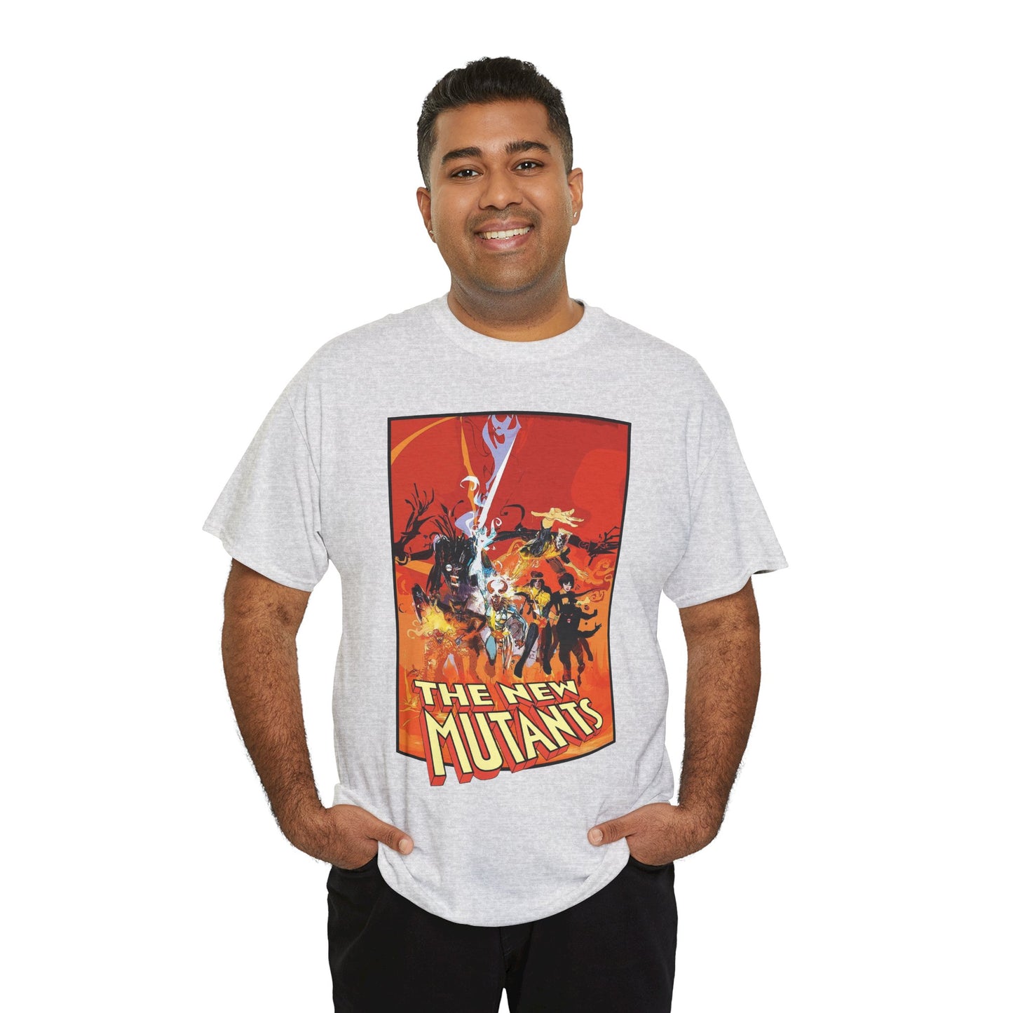 New Mutants T-Shirt - Bill Sienkiewicz Art - Marvel Comics - Magik, Warlock, Cannonball, Wolsbane, Sunspot