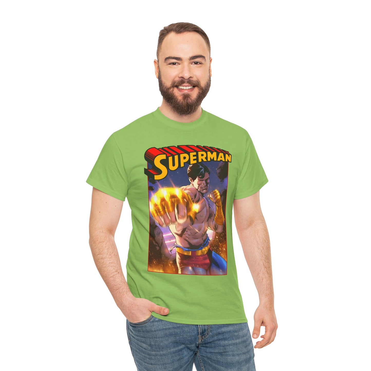 Superman T-Shirt - Lucas Meyer Art - DC K.O. Cover Art - Man of Steel - DC Comics