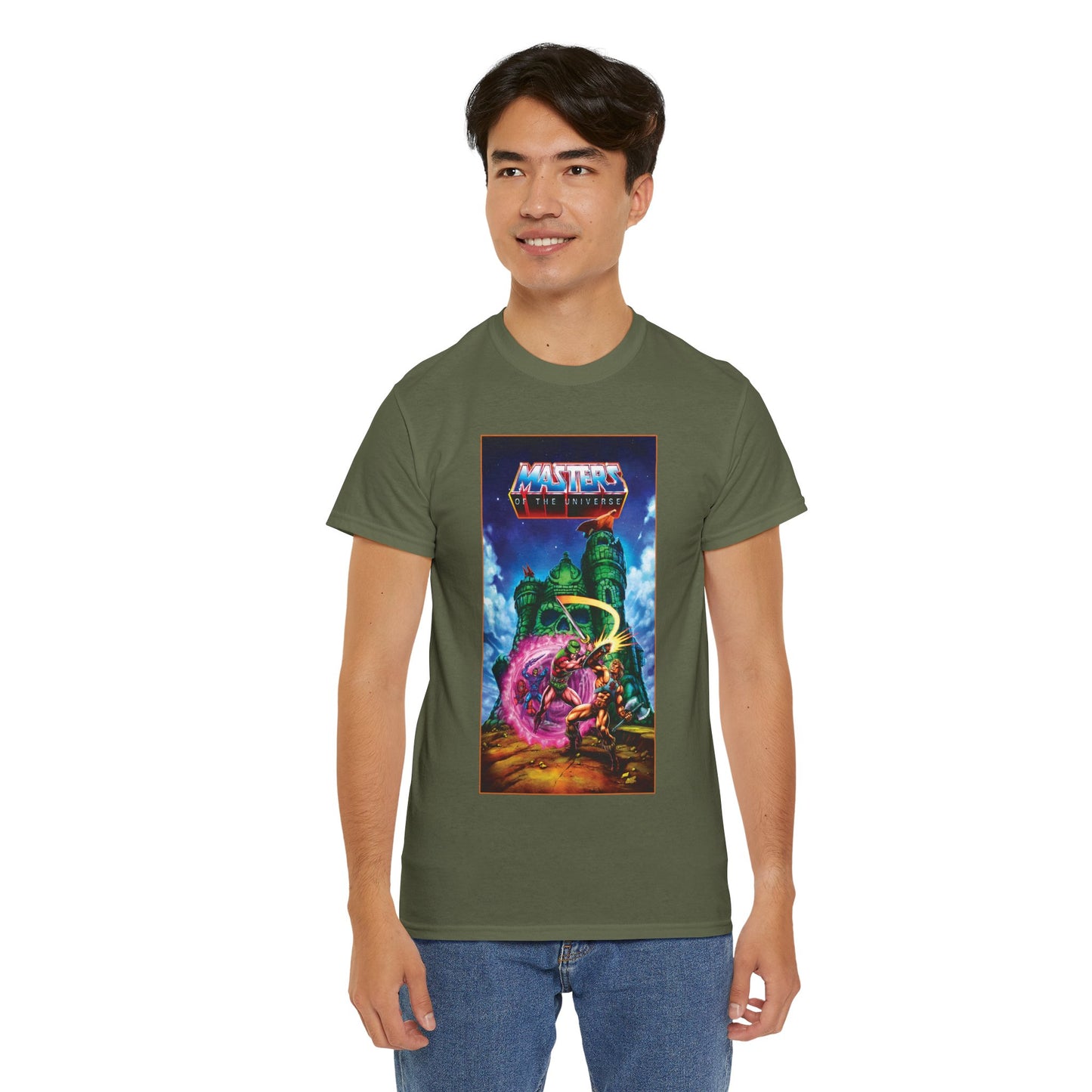 Masters of the Universe T-Shirt- He-Man Vs Tri-Klops, Skeletor and Beast Man - New 2026 Movie with Nicholas Galitzine