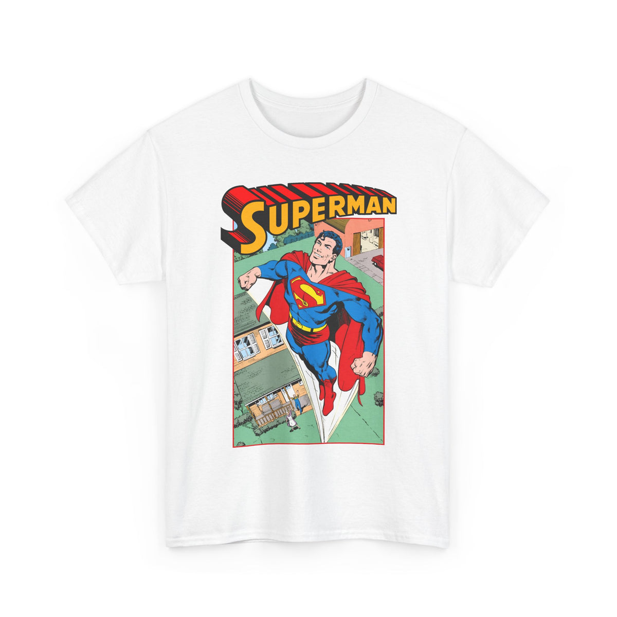 Superman T-Shirt - John Byrne Art - Man of Steel, Smallville - DC Comics