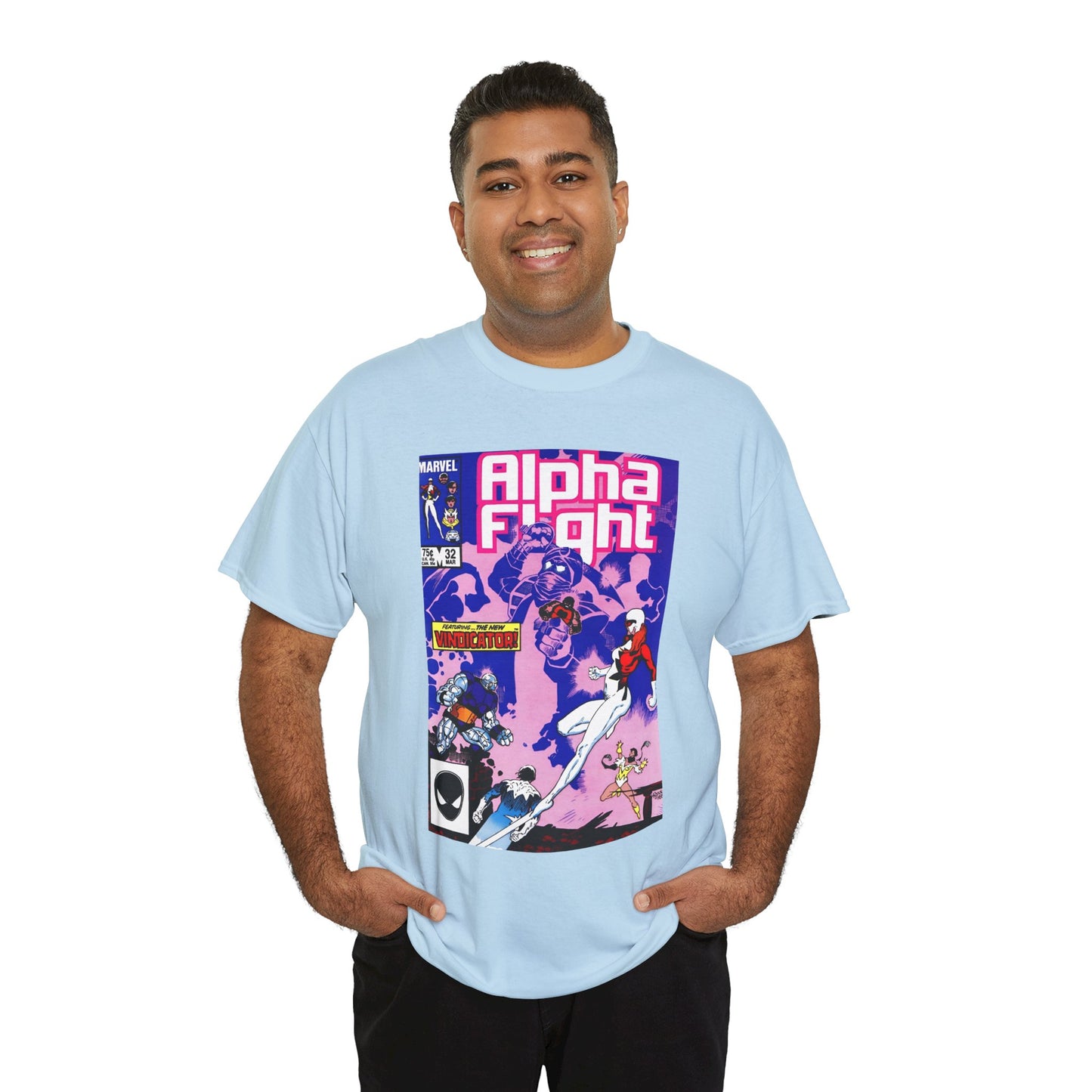 Alpha Flight #32 T-Shirt - Mike Mignola Art - Marvel Comics
