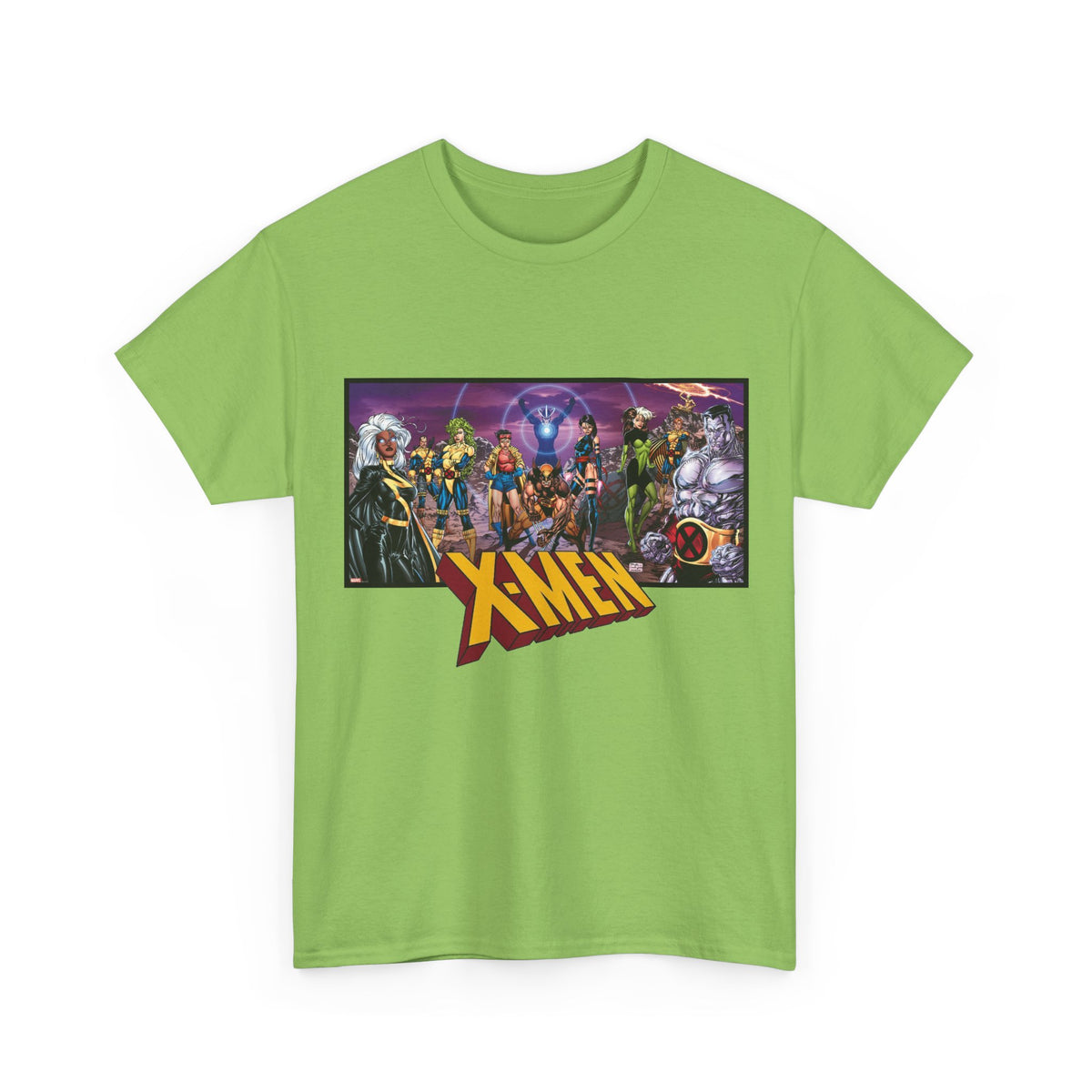 X-Men T-Shirt - Jim Lee Art - Wolverine, Storm, Colossus, Psylocke, Rogue, Forge - Marvel Comics