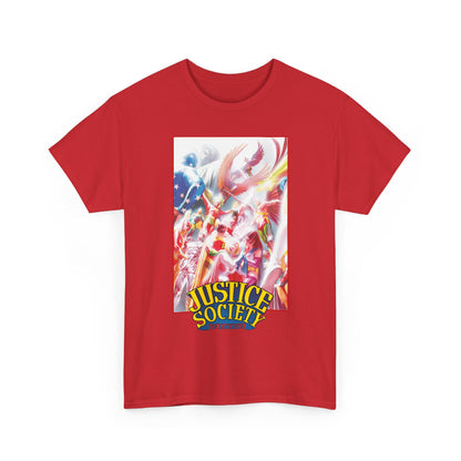 Justice Society of America T-Shirt - Alex Ross Art - JSA - Power Girl, Huntress, Robin, Starman, Hawkman - DC Comics