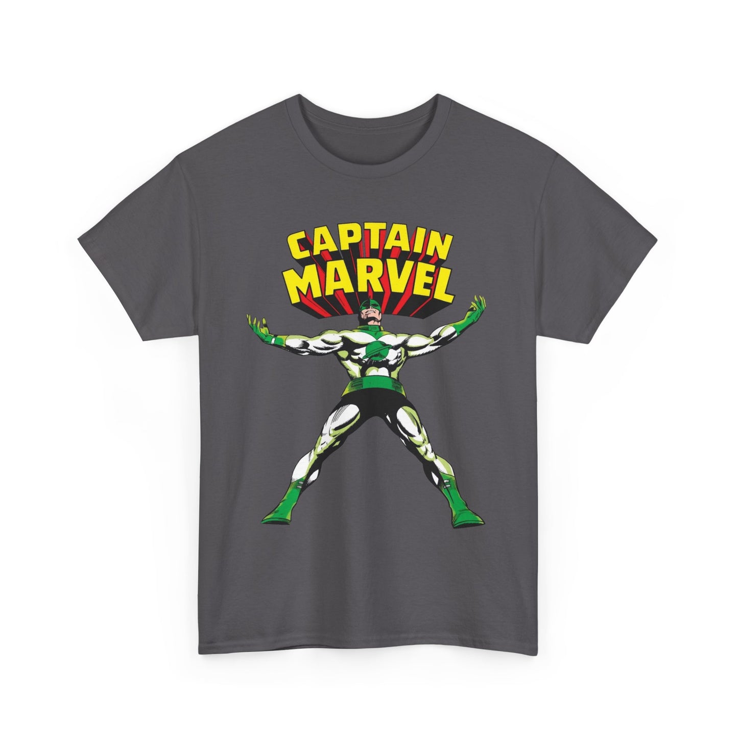 Captain Marvel T-Shirt - Gene Colan Art - #1 Cover Art, 1968 - Marvel Comics