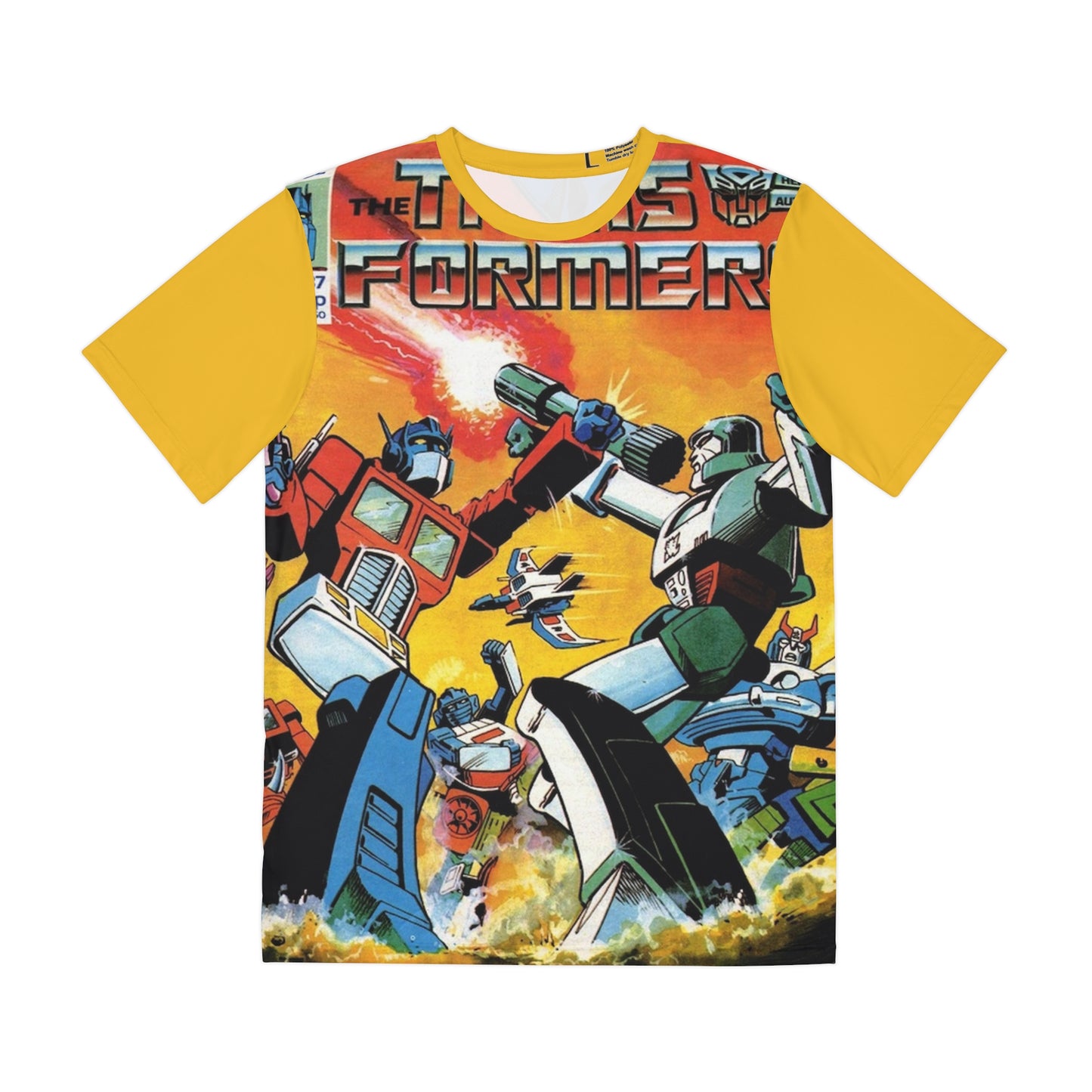 Transformers 100-Page Giant All Over Print Tee (Polyester) - Marvel UK Cover Art - Marvel Comics