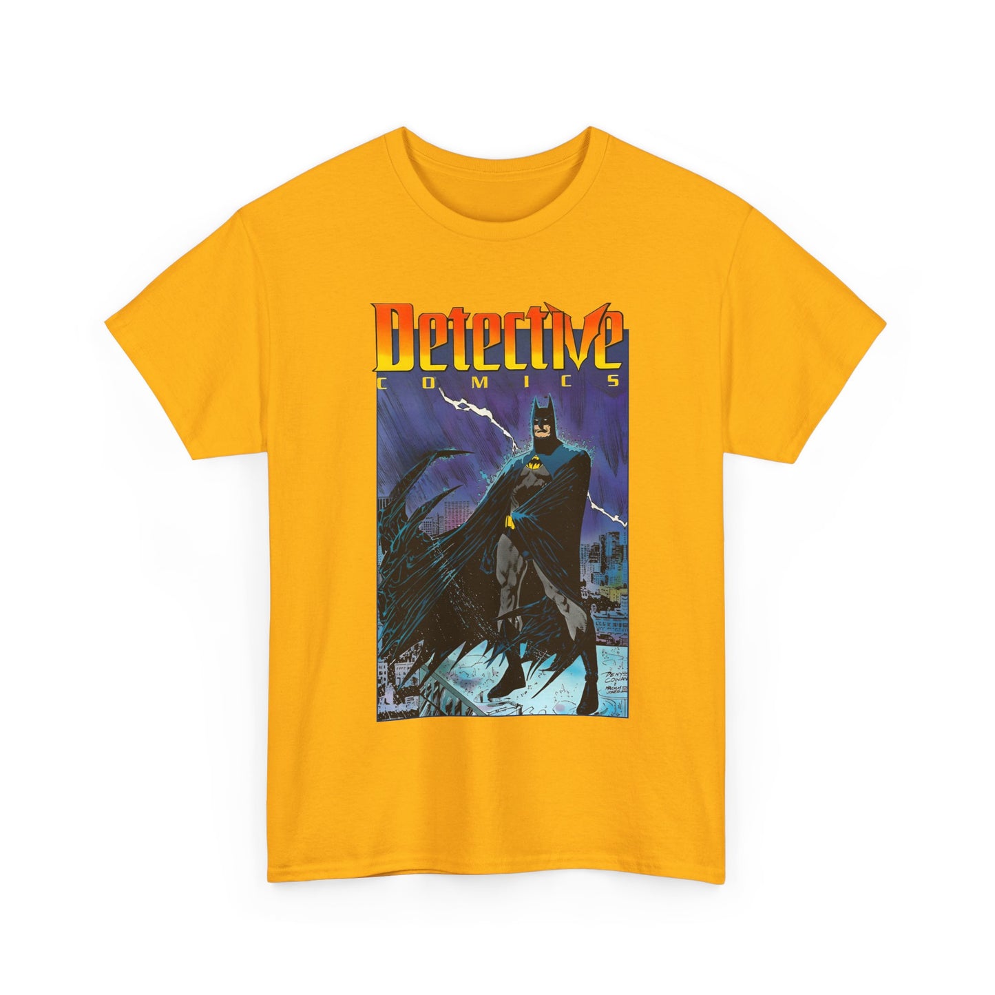 Detective Comics T-Shirt - #600 Cover Denys Cowan Art - Gotham City, Dark Knight, Batman - DC Comics